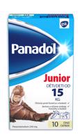 Panadol Junior čapíky 10 x 250 mg