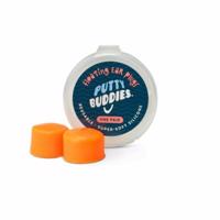 Putty Buddies - 1 pár Plávajúce silikónové štuple do uší Farba: Oranžová Plávajúce silikónové štuple do uší