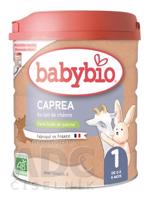 BabyBIO CAPREA 1 počiatočné dojčenské bio kozie mlieko (od 0 do 6 mesiacov) 1x800 g