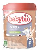 BabyBIO CAPREA 2 následné dojčenské bio kozie mlieko (od ukonč. 6. do 12 mesiacov) 1x800 g