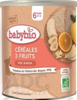 BabyBIO Nemliečna KAŠA 3 druhy ovocia ryžovo-quinoová (od ukonč. 6. mesiaca) 1x220 g