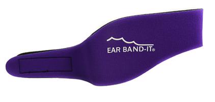 Ear Band-it® Fialová Čelenka na plávanie Veľkosť čelenky: Malá Čelenka na plávanie