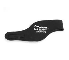 Ear Band-It® Ultra Čierná Čelenka na plavanie Veľkosť čelenky: Stredná Čelenka na plavanie
