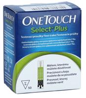 OneTouch One Touch select plus testovacie prúžky 50 ks
